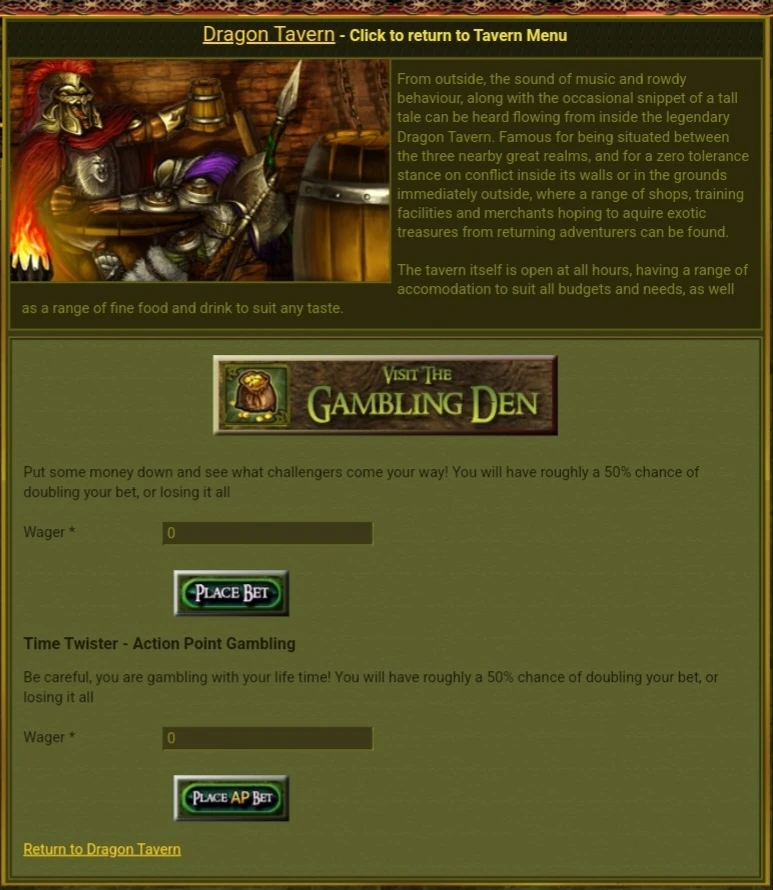 The Gambling Den | Dragon Tavern Wiki | Fandom