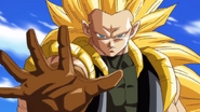 Xeno Gotenks as a Super Saiyan 3.