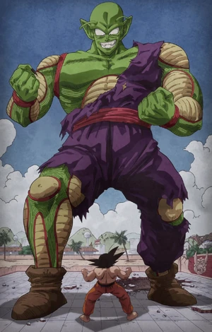 Piccolo Using Super Giant Body Technique