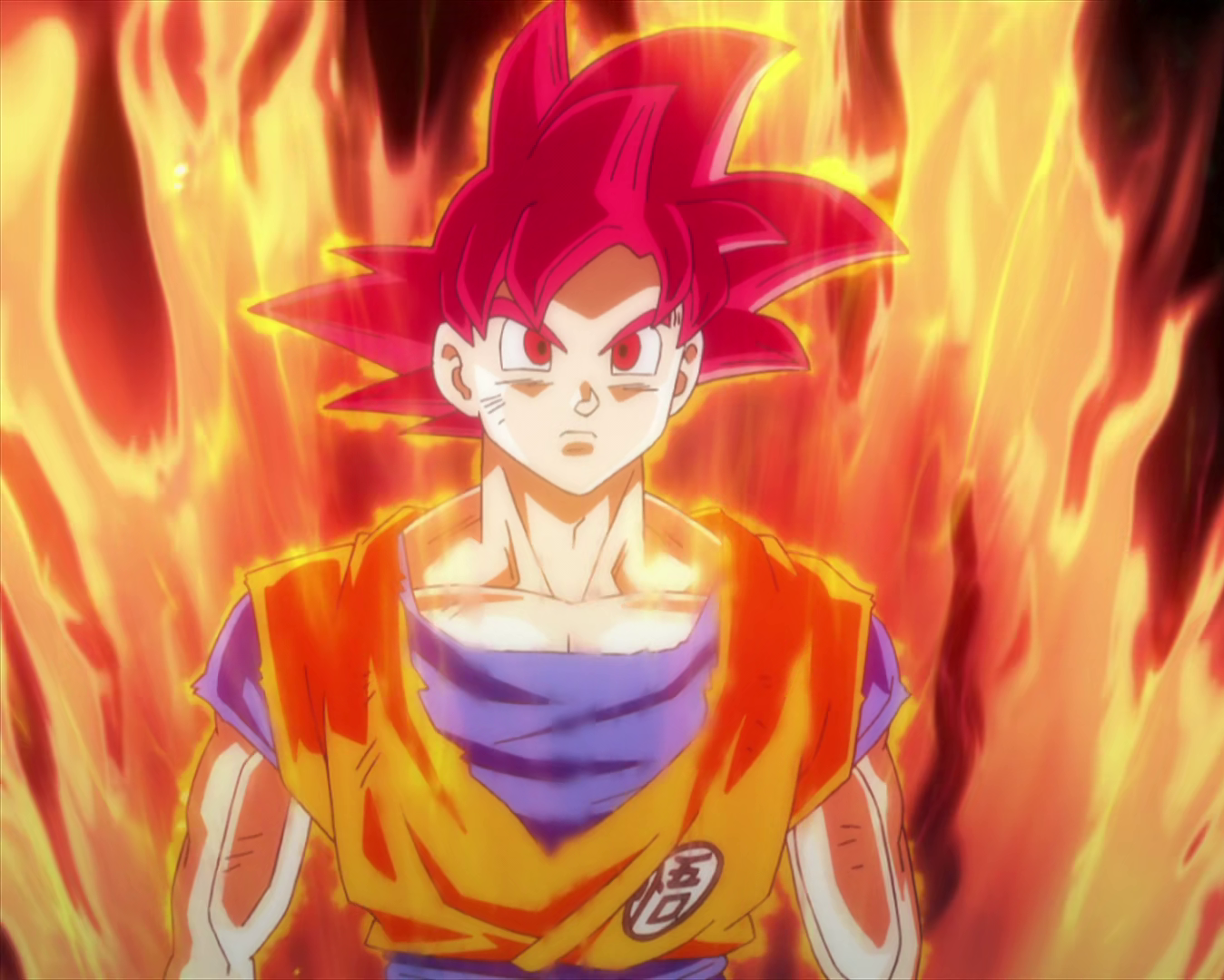 SP Super Saiyan God SS Goku (RoF) (Red)