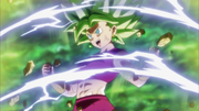 Kalflo in Super Saiyan 2.
