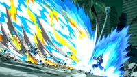 The Final Kamehameha in Dragon Ball FighterZ.