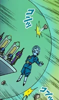 The Grand Priest using a Barrier.