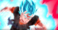 Vegetto using Super Saiyan Blue Kaiōken.