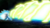 Vegetto using Final Kamehameha.