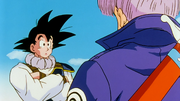 Trunks Goku private talk