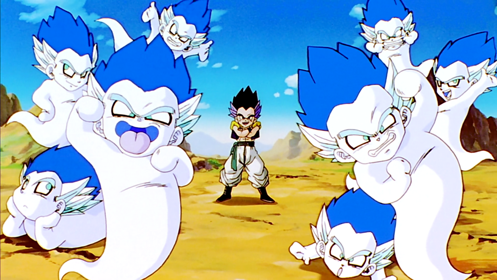 Gotenks e o super ataque kamikazes · · · · · · #gotenks #dragonballz #