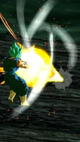 The God Final Flash in Dragon Ball Z Dokkan Battle.
