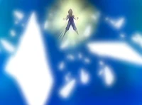 Vegetto in the opening of Dragon Ball Z 2.