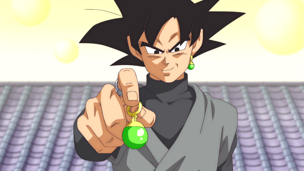  Anime Cartoon Resin Vegetto Potara Ball Black Son Goku