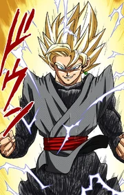 Black as a Super Saiyan.