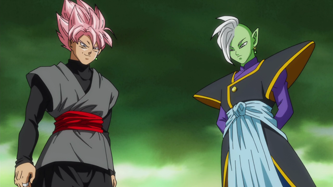 Goku Black SSJR and Zamasu From Dragon Ball Super
