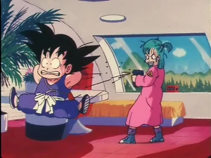 Bulma Angry Machine Gun