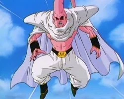 Fantasia - DRAGON BALL Mr. BOO Após Majin Boo expelir Evil Boo, ele se  torna completamente bom, mas perde a maioria de seu poder. O Boo gordo,  agora chamado de Good Boo