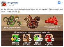 5th Anniversary Facebook Message