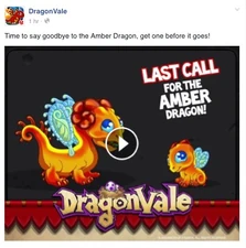 Amber Dragon Facebook Message: Last Call 2015