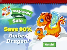 Amber Dragon Limited Sale In-Game Notification 2016