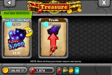 Magic Discount in Treasure section of Market (US Dollar)