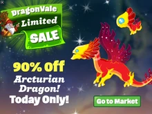 Arcturian Dragon Limited Sale In-Game Notification