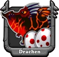 Drachen-Button