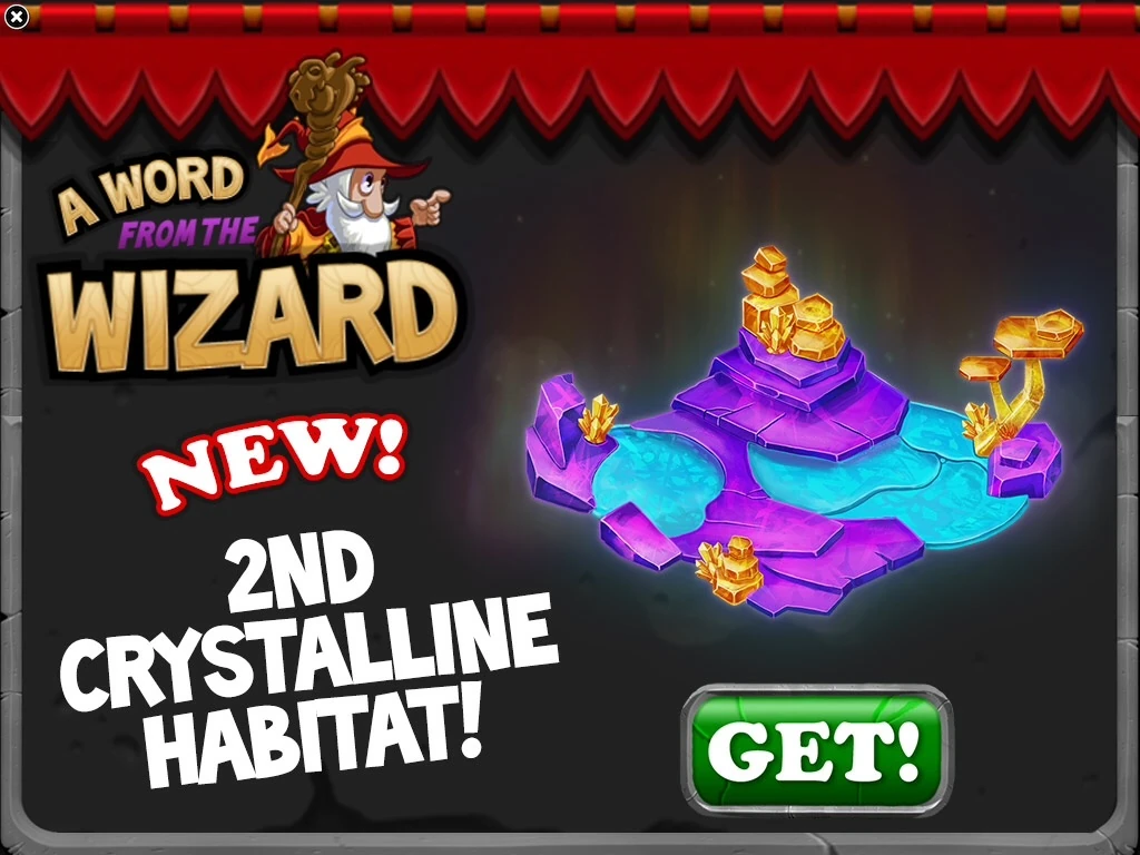 Crystalline Habitat DragonVale Wiki Fandom