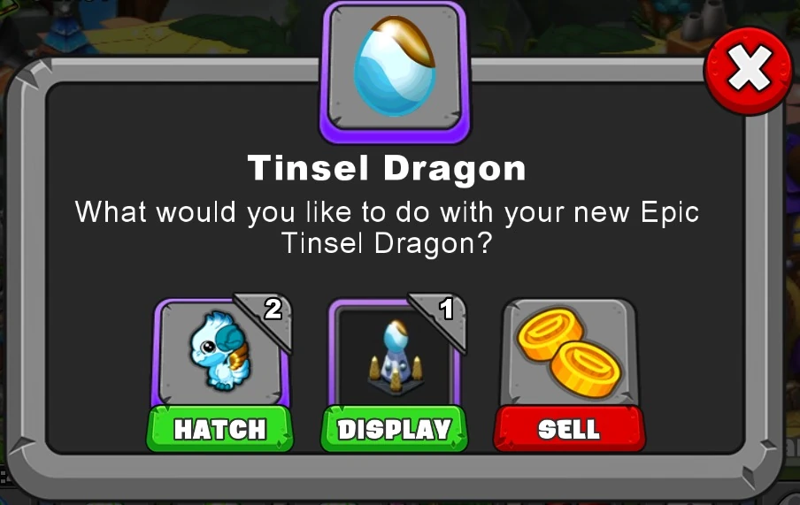 Tinsel Dragon DragonVale Wiki Fandom