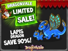 Lapis Dragon Limited Sale In-Game Notification 2015