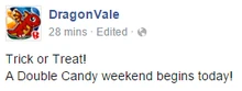Double Candy Weekend 2 Facebook Message