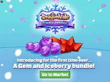 Gem & Iceberry Bundle In-Game Notification