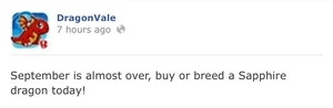 Sapphire Dragon Facebook Message: Last Call 2013