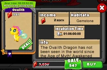 Ovalith Dragon Market Deal