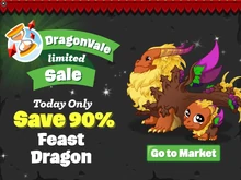 Feast Dragon Limited Sale In-Game Notification