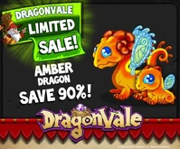 Amber Dragon Limited Sale Facebook Notification 2014