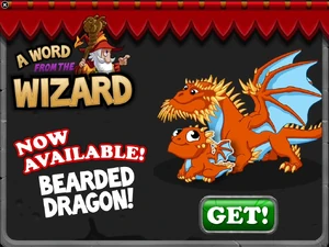 Bearded Dragon In-Game Notification 2015