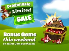 Bonus Gem Sale 2016 Facebook Notification