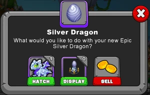 Silver Dragon Hatch Menu