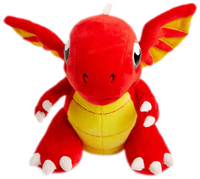 DragonValePlushToy-FireDragon-Front