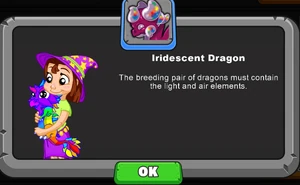 Iridescent Dragon Breeding Hint