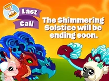 Shimmering Solstice Last Call Facebook Notification 2016