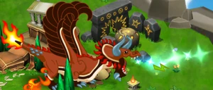 Silver Olympus Dragon Elemental Breath