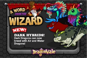 Dark Water and Air Hybrids In-Game Notification