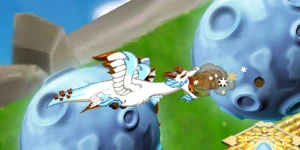 Snowy Bronze Dragon Elemental Breath