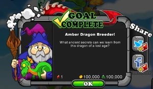 Amber Dragon Goal