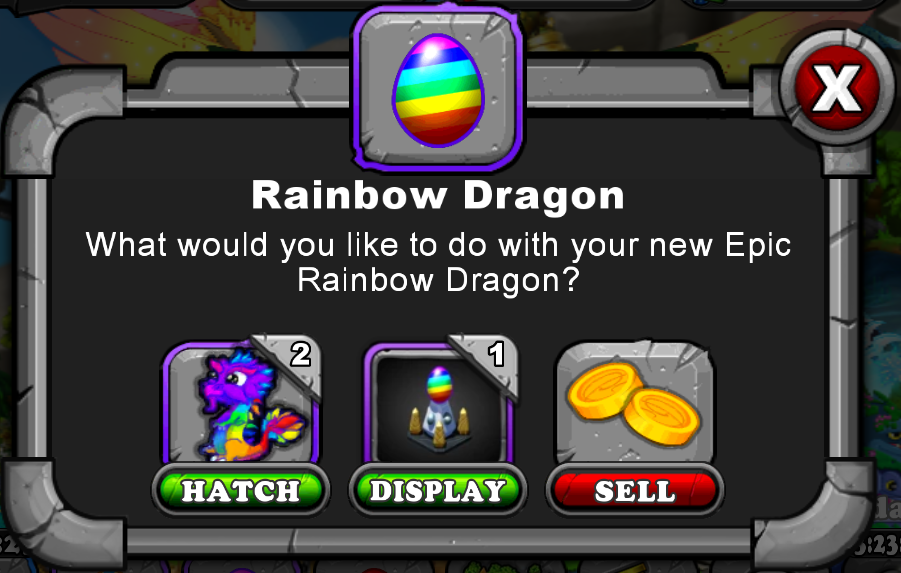 Rainbow Dragon Dragonvale Success Chart