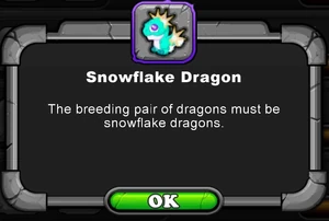 Fifth Snowflake Dragon Breeding Hint
