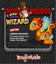 Amber Dragon In-Game Notification 2013
