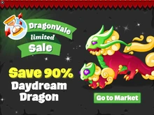 Daydream Dragon Limited Sale In-Game Notification