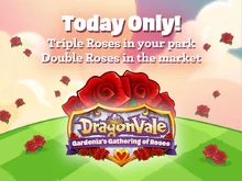 Triple Rose Day Facebook Notification