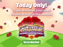 Triple Rose Day In-Game Notification