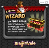 Free Gems In-Game Notification 2012